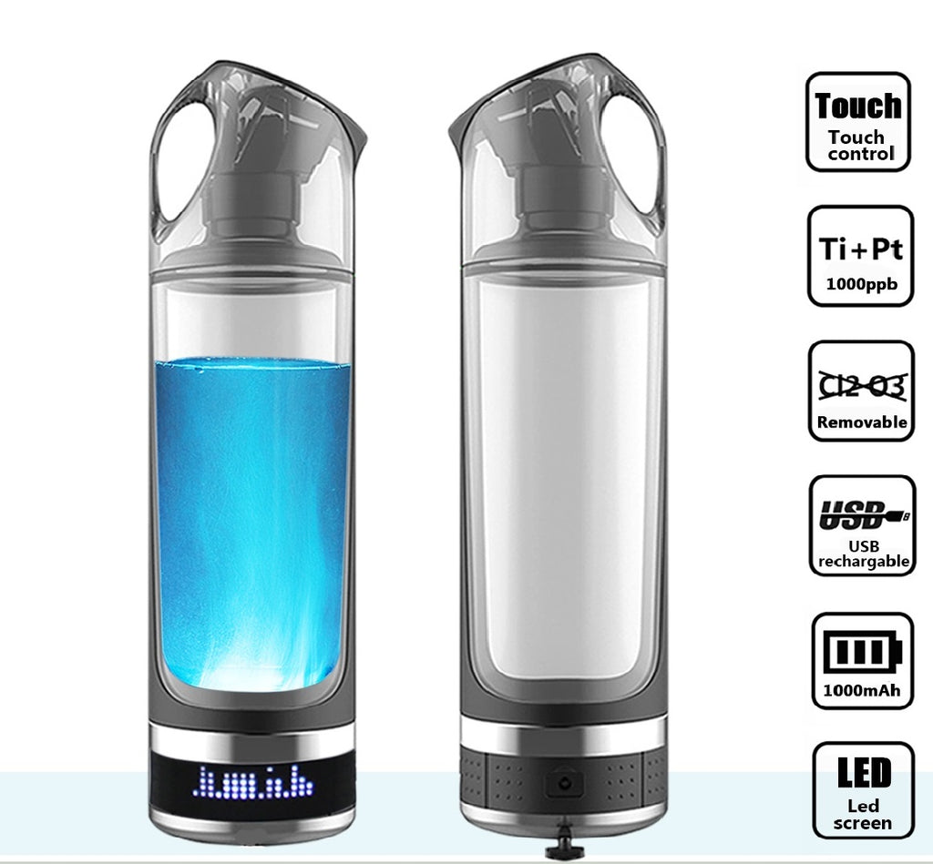 Hydrogen Water Generator Alkaline Maker USB Rechargeable Water Ionizer  Bottle Super Antioxidant ORP Hydrogen-Rich Water Cup
