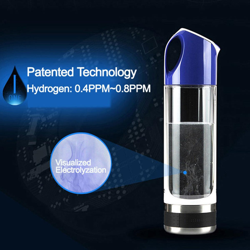 advantage of hydrogen water, Hydrogen Rich Water, Rechargeable Ionizer. 2020 Portable Alkaline Hydrogen Rich Water Generator-1st Gen Rechargeable Ionizer features.